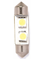 (imagem para) Lâmpada Tubular - 36mm 2Led p/ interiores ou chapa de matrícula
