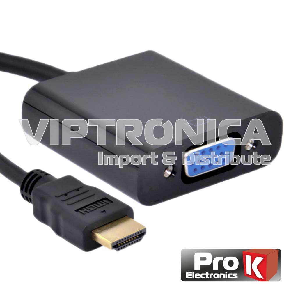(imagem para) ADAPTADOR HDMI -> VGA PROK