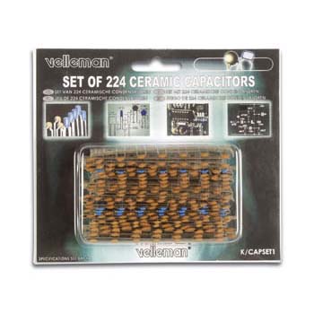 (imagem para) K/CAP1 - Kit Condensadores Cerâmicos