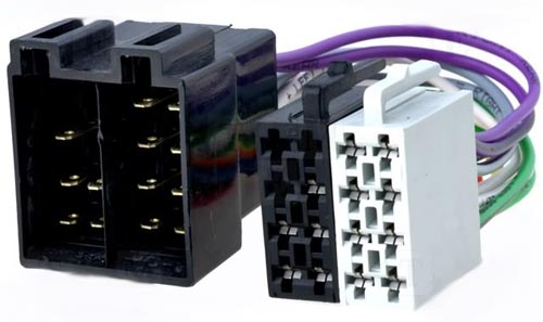 (imagem para) Adaptador para autorádio ISO fêmea -» VW ->2004