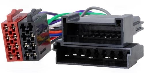 (imagem para) Adaptador para autorádio ISO fêmea -» VW SHARAN/FORD GALAXY