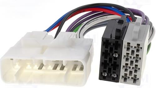 (imagem para) Adaptador para autorádio ISO fêmea -» TOYOTA LAND CRUISER