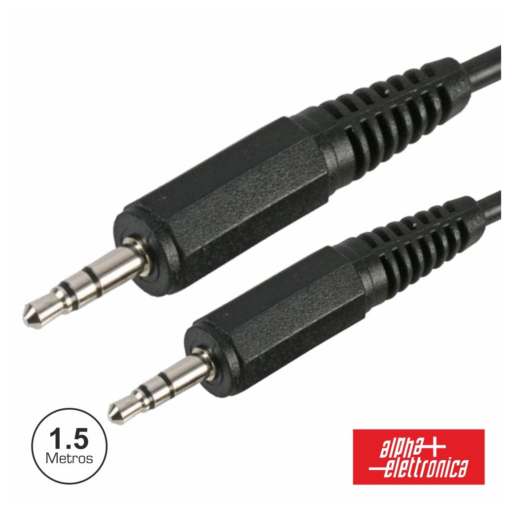 (imagem para) Cabo Jack 3.5mm Macho / Jack 3.5mm Macho 1.5m St