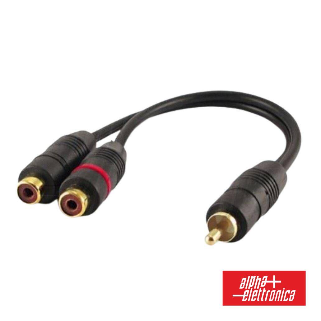 (imagem para) Cabo Rca Macho / 2-Rca Fêmea 0.2m Blister