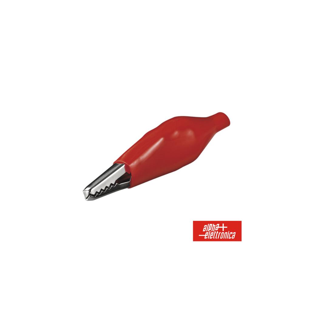 (imagem para) Pinça Crocodilo 36.5mm Isolada Vermelha