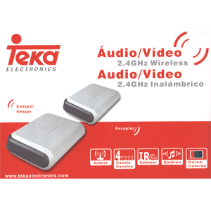 Emissor/Receptor Audio-Vídeo-IR TEKA (imagem para) Emissor/Receptor Audio-Vídeo-IR TEKA