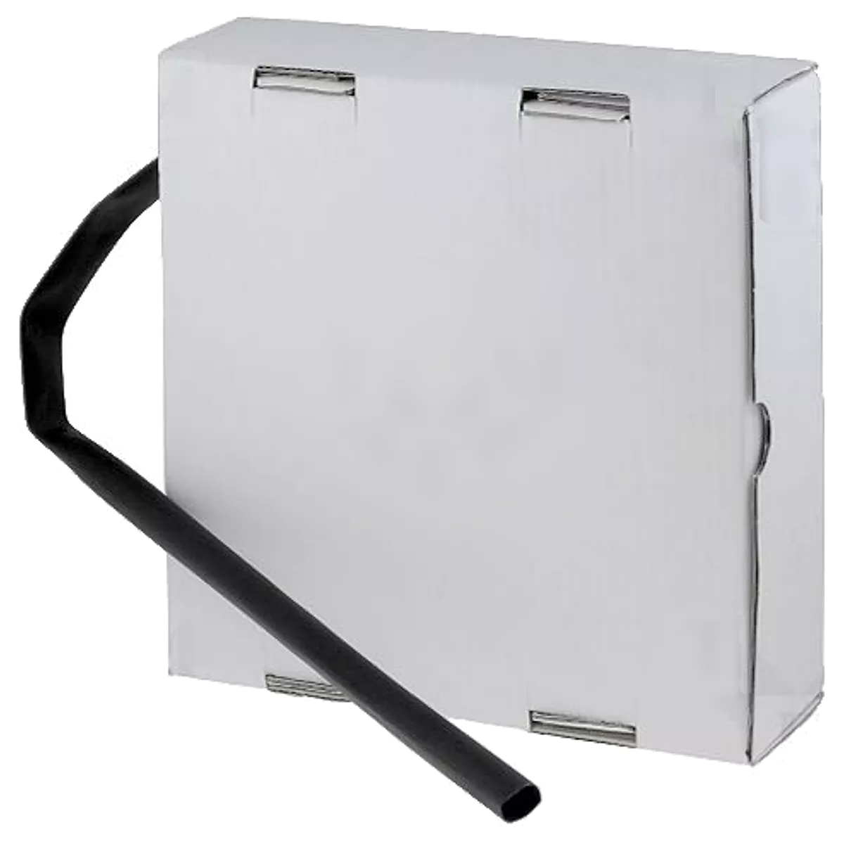 (imagem para) Manga termoretráctil 15m 2:1 Ø1.2>0.6mm preta - caixa