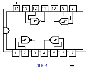 IC C-MOS 4093
