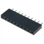 (imagem para) Barra de 10 pinos (1x10) fêmea 2.54mm para PCB
