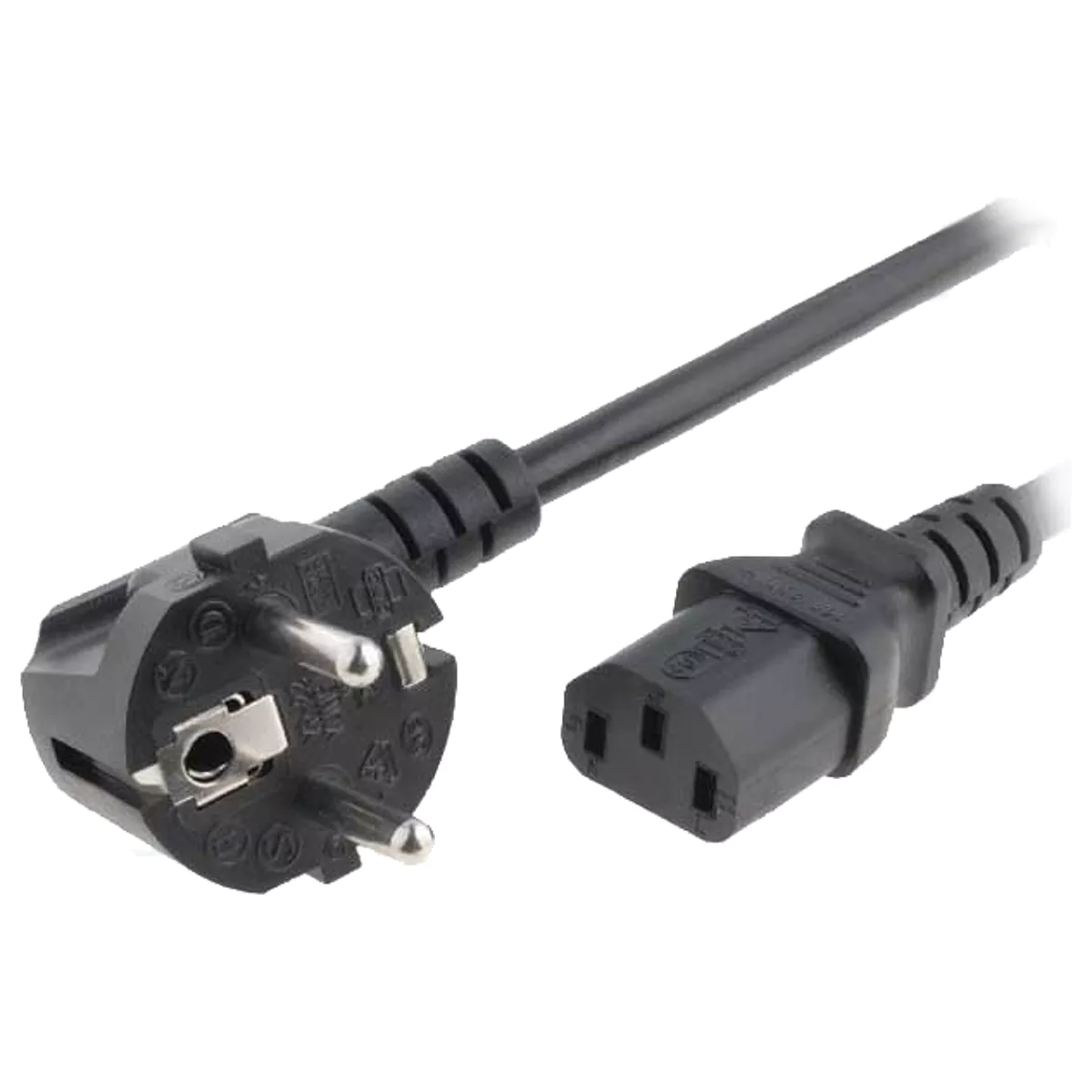 (imagem para) Cabo de Alimentação Schuko - IEC C13 (3 pinos) fêmea - 3.0m