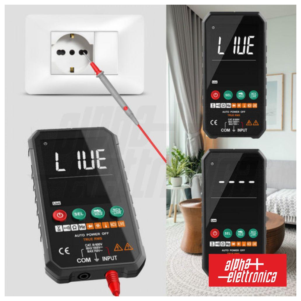 (imagem para) Multímetro Digital de Bolso LCD 3.3" True Rms 1000V JOIN