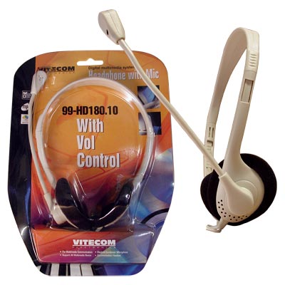 (imagem para) Auscultadores com Microfone p/ Computador