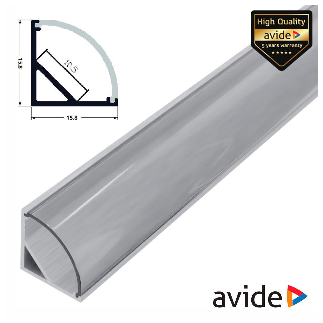 (imagem para) Perfil De Alumínio P/ Fita LED 2m De Canto AVIDE