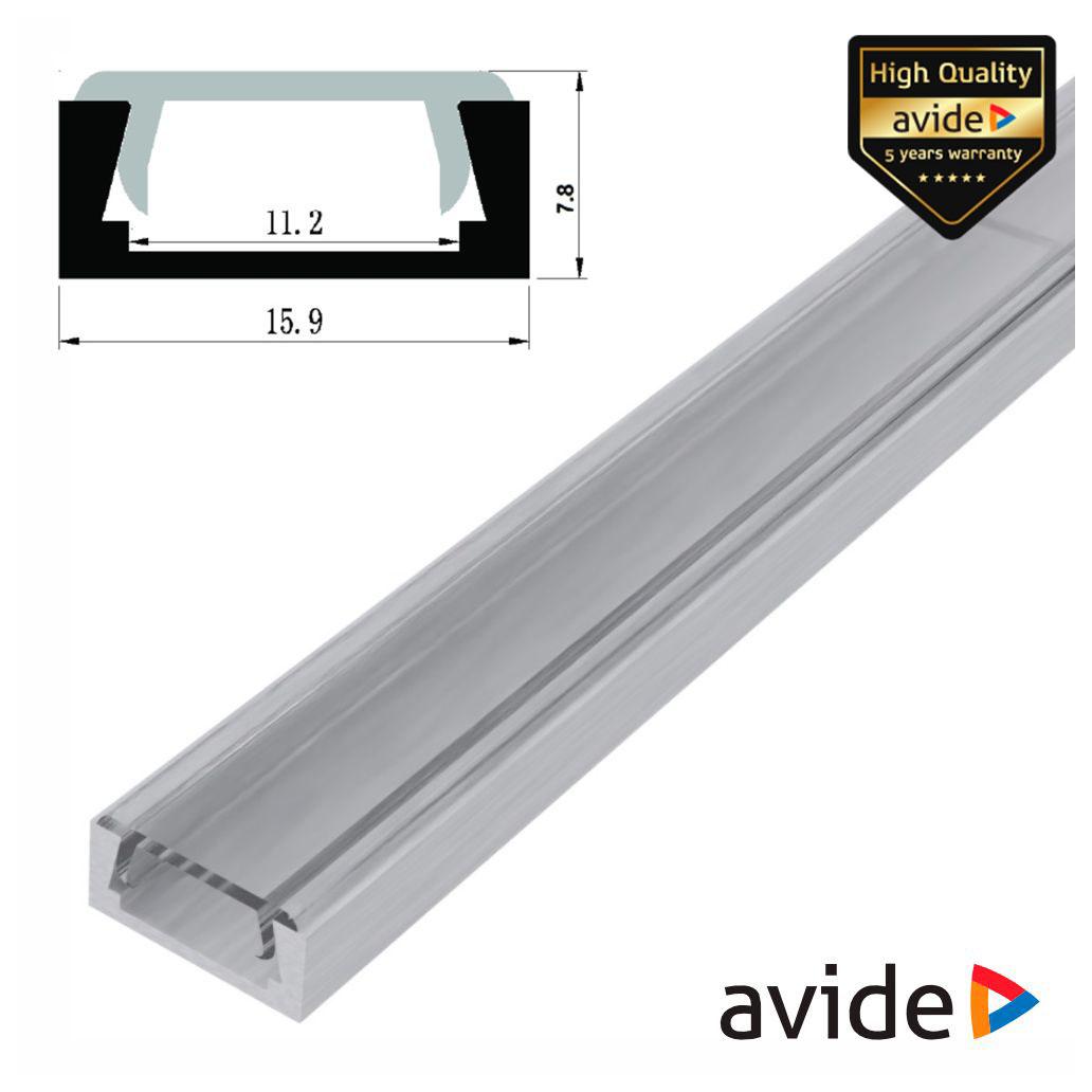 (imagem para) Perfil De Alumínio P/ Fita LED 1m AVIDE