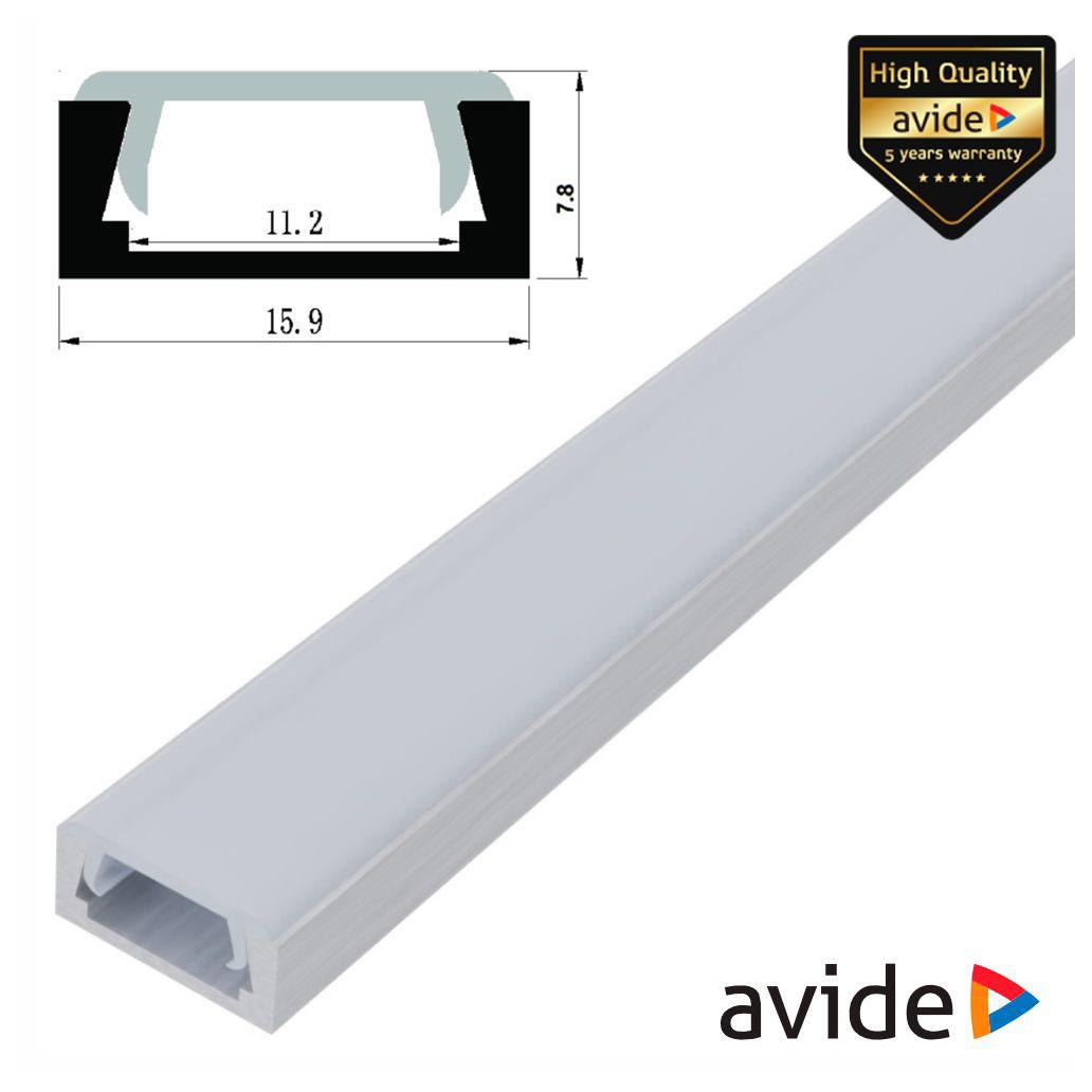 (imagem para) Perfil De Alumínio P/ Fita LED 1m AVIDE