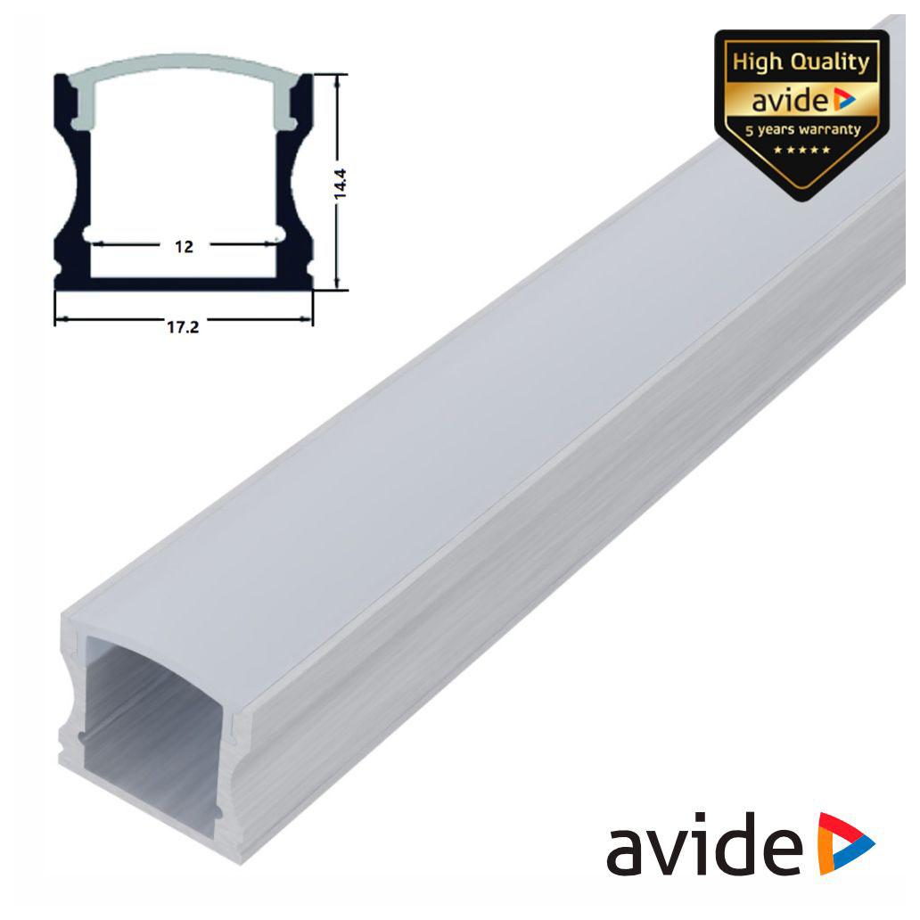 (imagem para) Perfil De Alumínio P/ Fita LED 1m AVIDE
