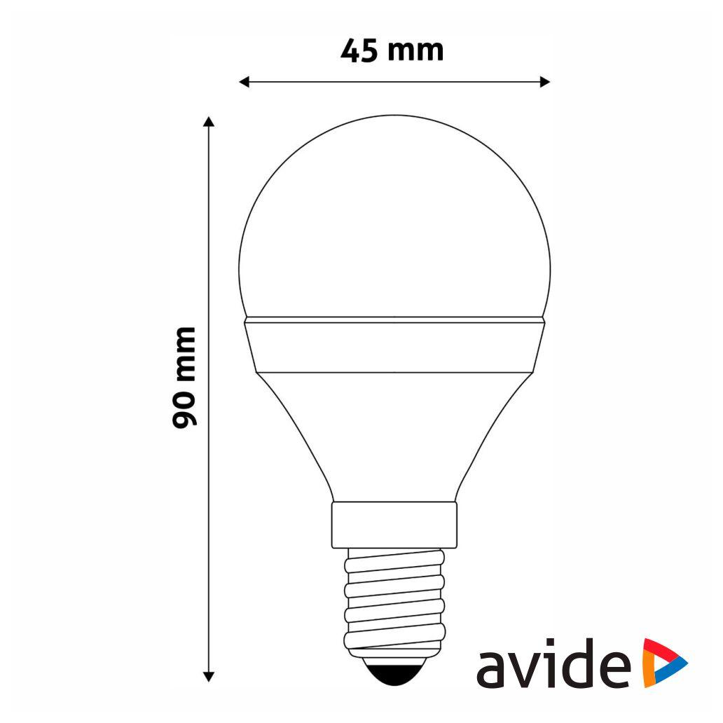 (imagem para) Lâmpada LED E14 GLOBO 7W 230V 4000K 600lm Value Range AVIDE