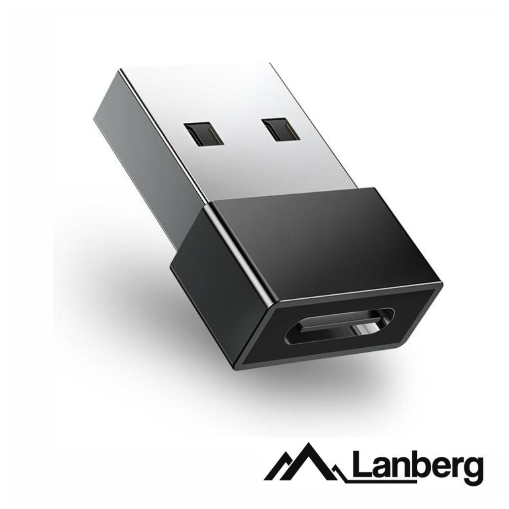 (imagem para) Adaptador USB-A Macho / USB-C Fêmea LANBERG