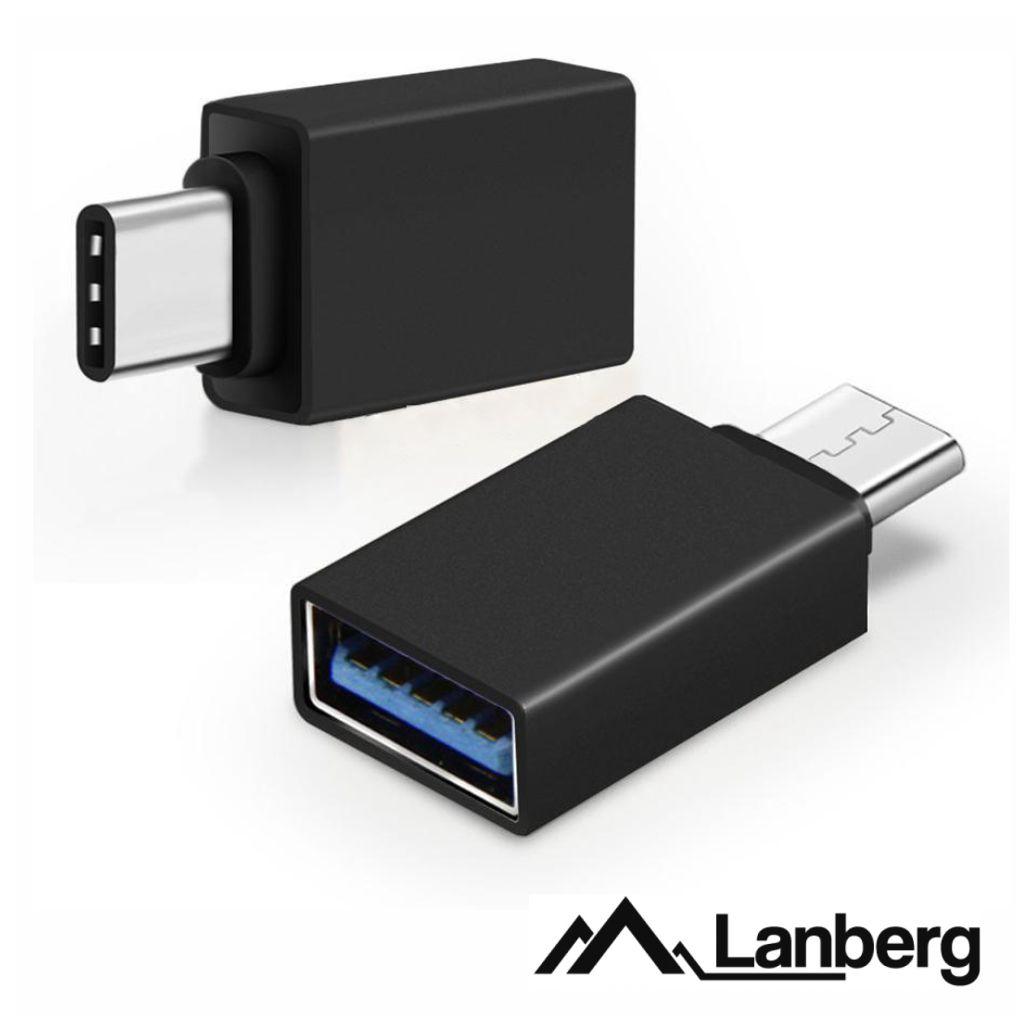 (imagem para) Adaptador USB-C Macho / USB-A Fêmea LANBERG
