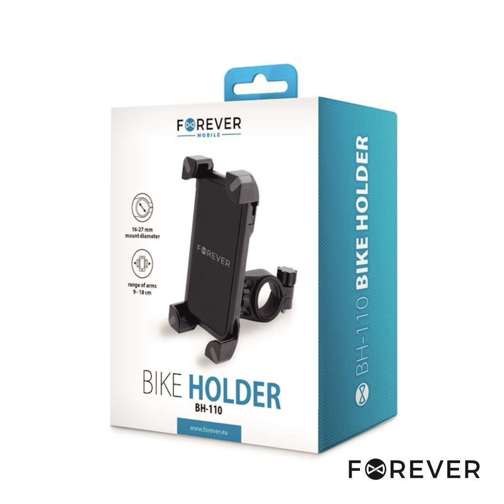 Suporte Telemóvel 6.5" P/ Motos E Bicicletas Preto FOREVER (imagem para) Suporte Telemóvel 6.5" P/ Motos E Bicicletas Preto FOREVER