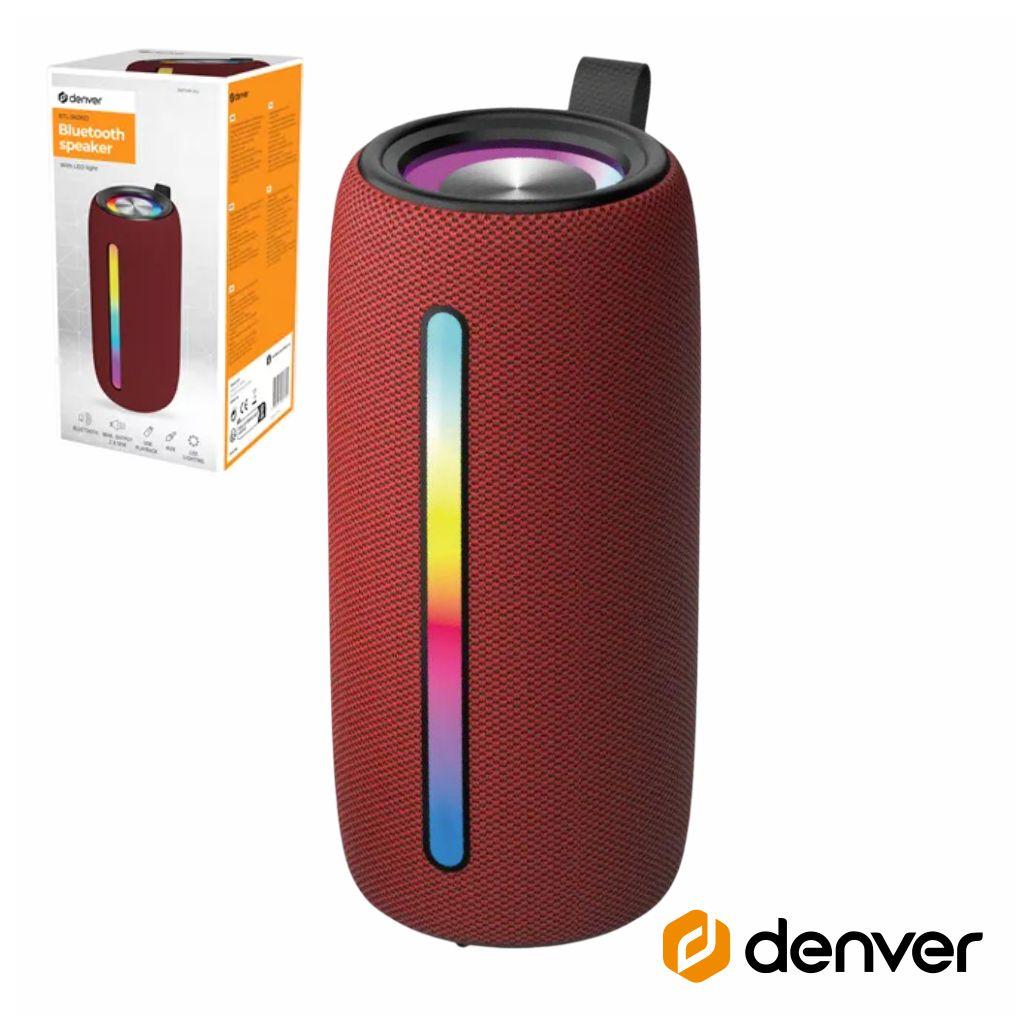 (imagem para) Coluna Bluetooth Portátil RGB TWS/BAT/SD/MP3/USB DENVER