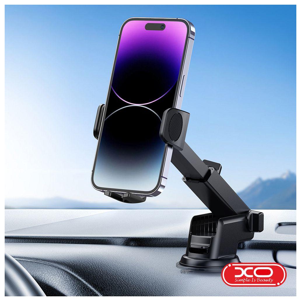 (imagem para) Suporte Telemóvel Gravity C/ Ventosa Preto XO