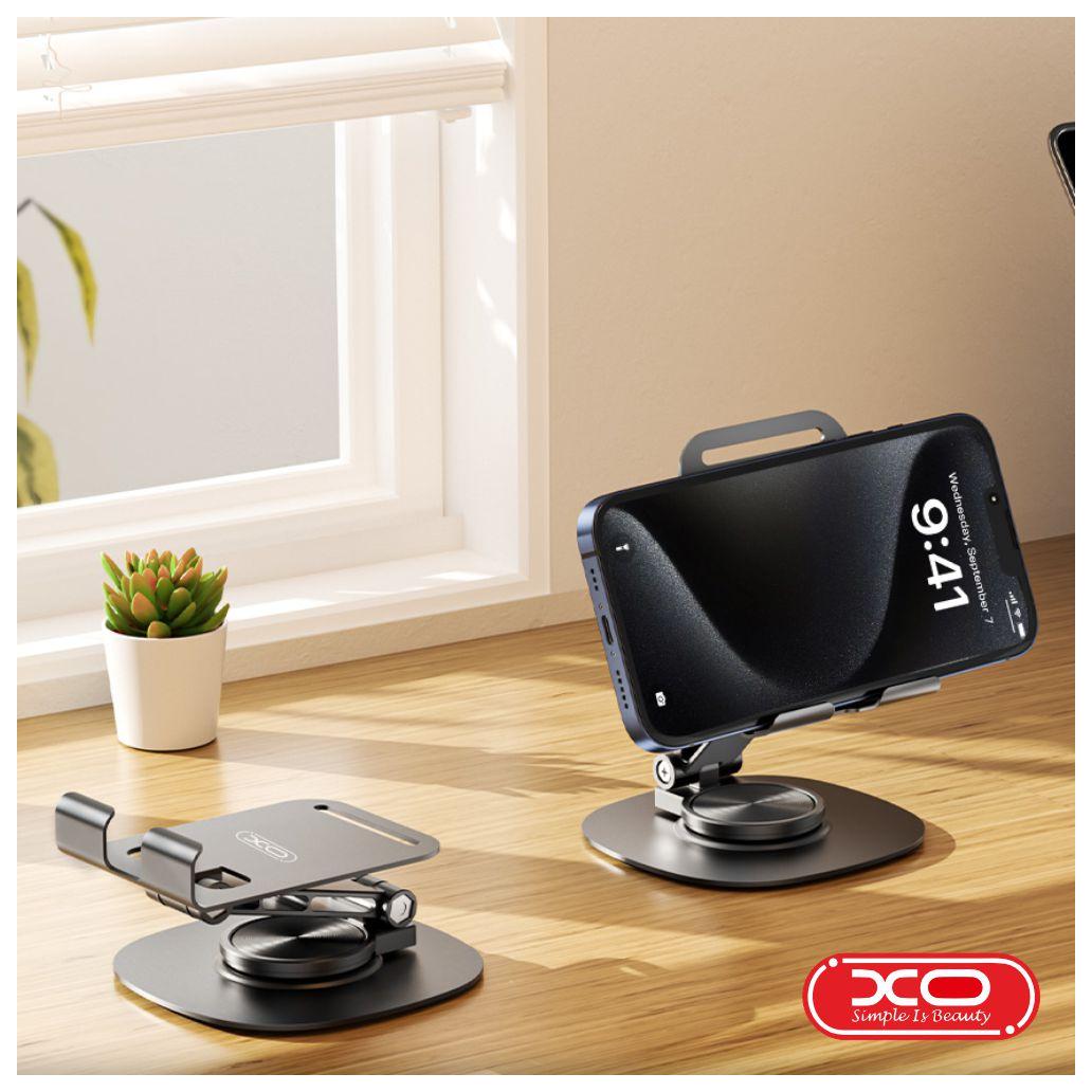 (imagem para) Suporte Telemóvel Universal Preto 360º XO