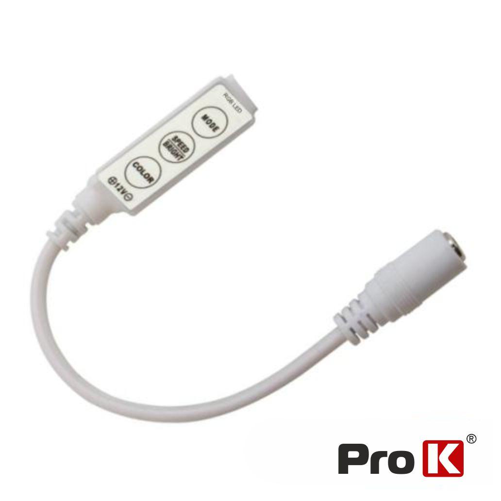 (imagem para) Controlador P/ Fita LEDS RGB 12V PROK