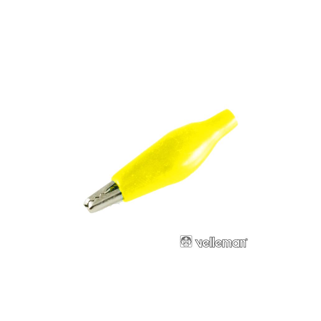 (imagem para) Pinça Crocodilo 27mm Isolada Amarela