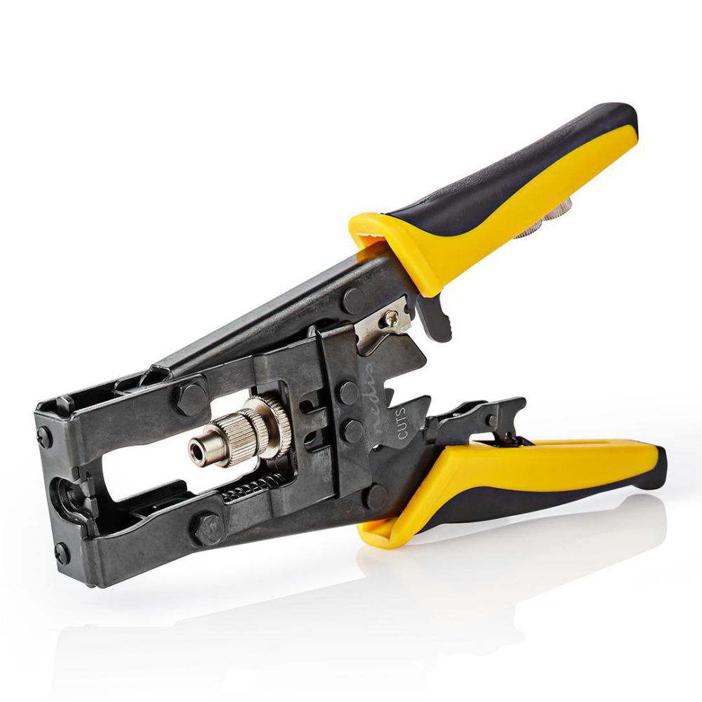 (imagem para) ALICATE DE CRAVAR FICHAS BNC/RCA/COMPRESSÃO "F" RG58/59/6