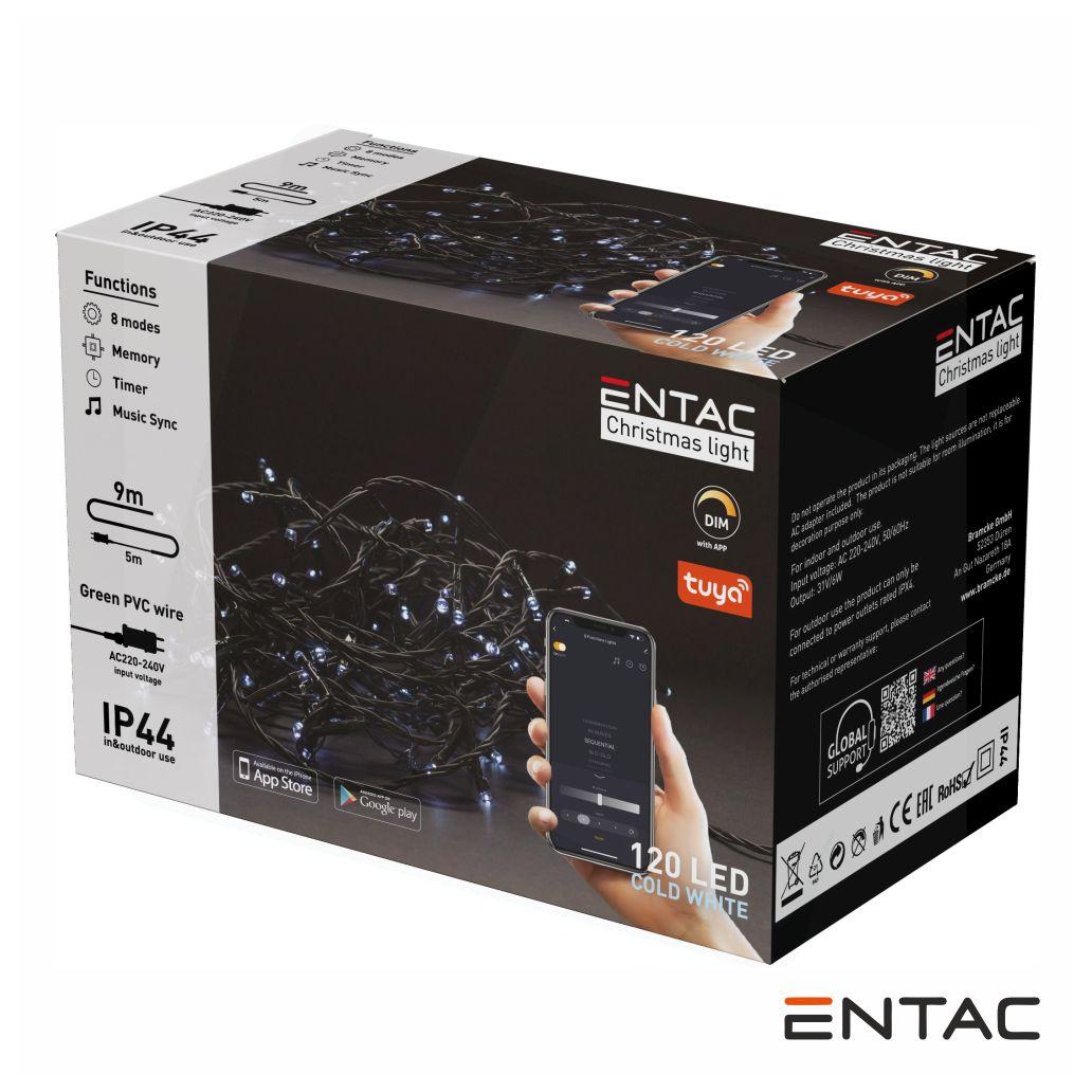 (imagem para) Luzes de Natal 120 LED 6400K APP TUYA 220V 9m