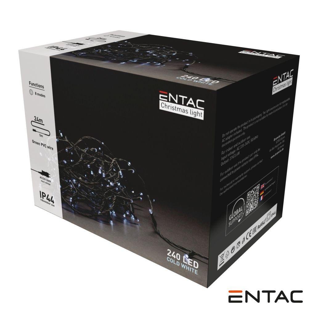 (imagem para) Luzes de Natal 240 LED 6400K 24m ENTAC