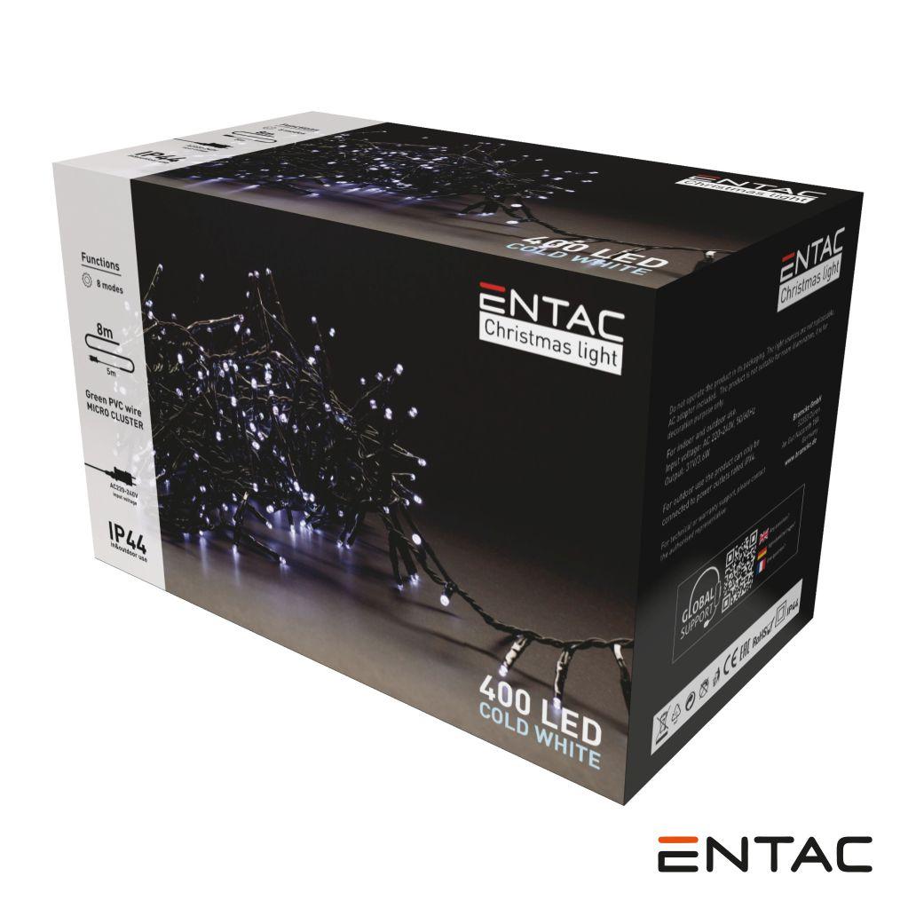 (imagem para) Luzes de Natal 400 Mini LED 5mm 6400K 8m ENTAC