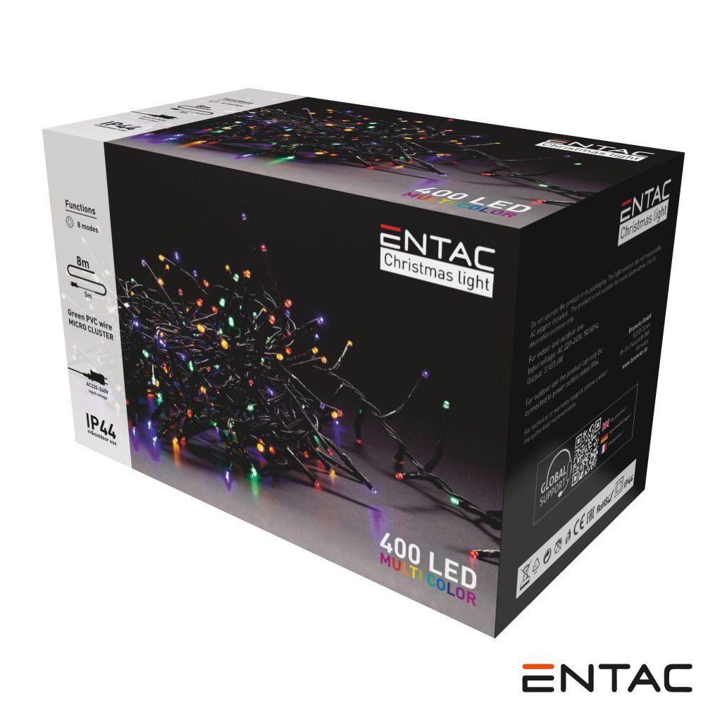 (imagem para) Luzes de Natal 400 Mini LED 5mm Multicor 8m ENTAC