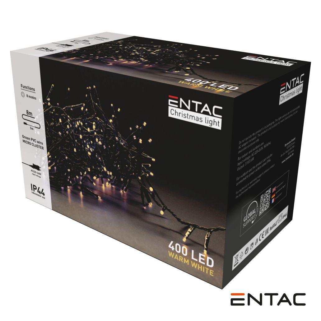 (imagem para) Luzes de Natal 400 Mini LED 5m 3000K 8m ENTAC
