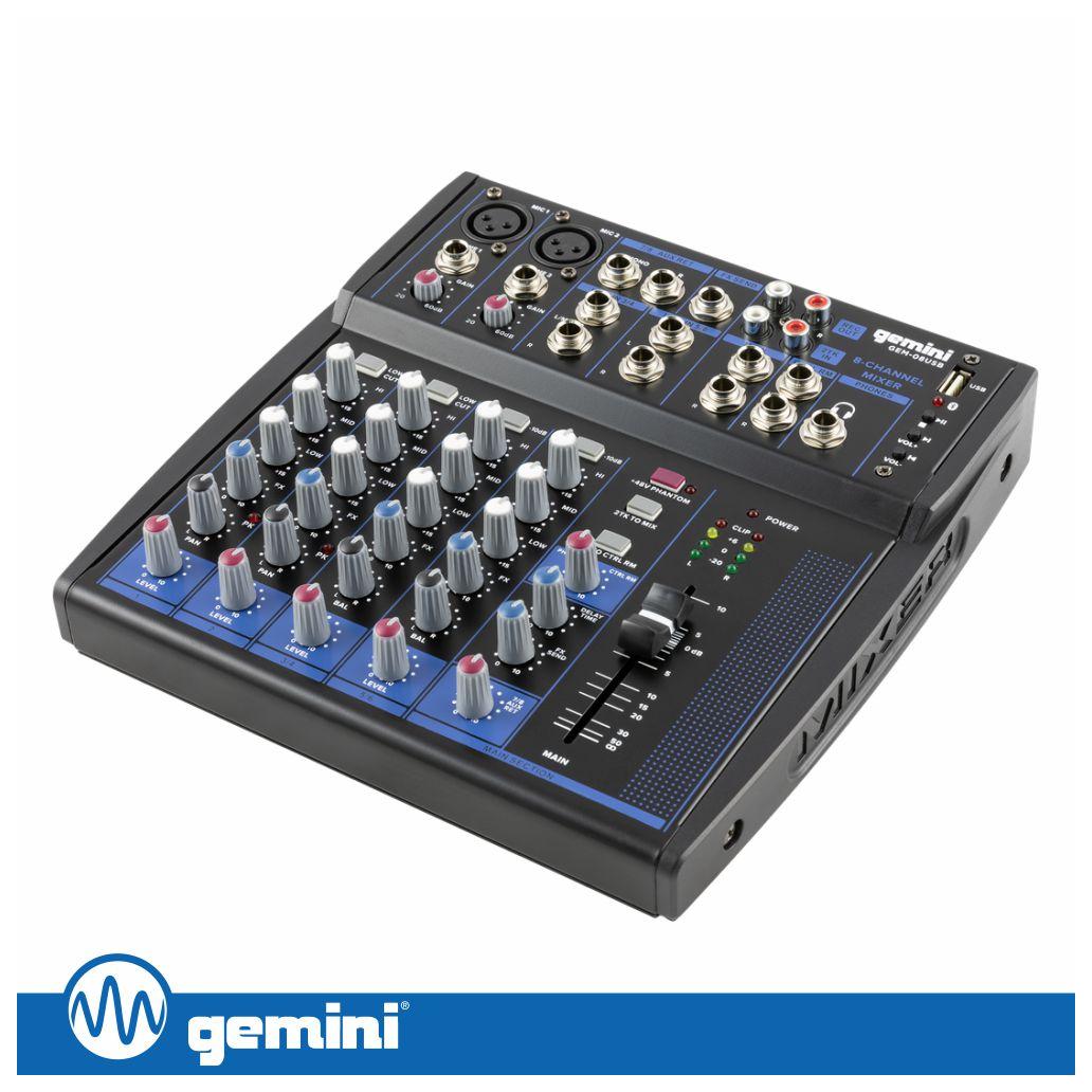 (imagem para) Mesa De Mistura 8 Canais USB/BT/Phantom GEMINI