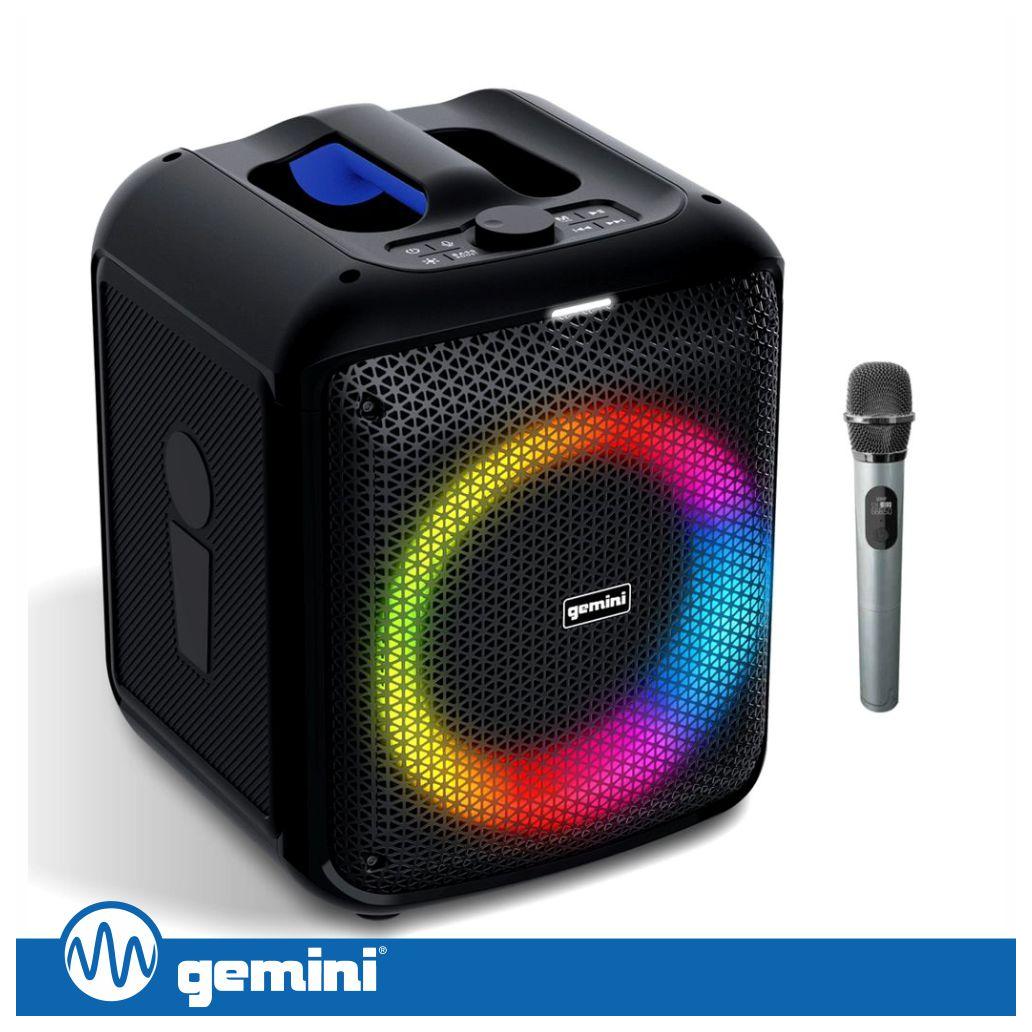 (imagem para) Coluna Bluetooth 100W BT/USB/SD/FM/AUX/TWS IPX5 GEMINI