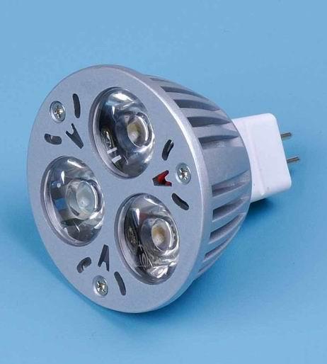 Lampada 12V - 3x1W LED - Branco Frio - MR16