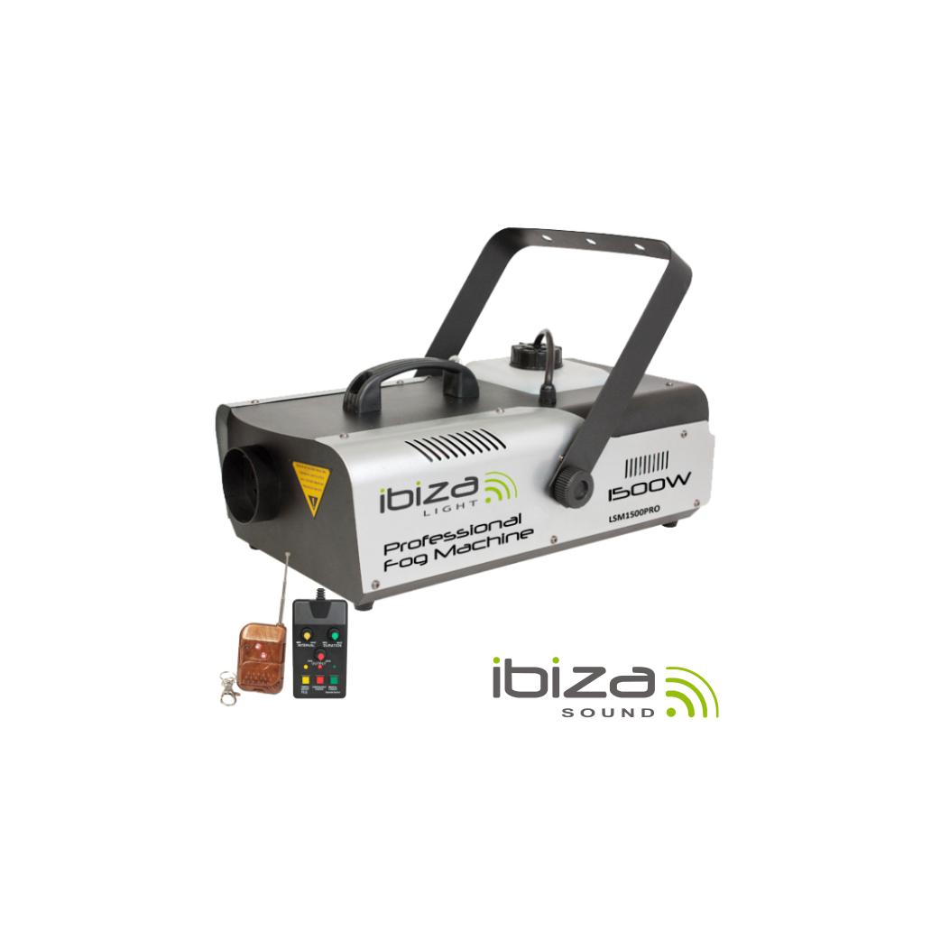 (imagem para) Máquina De Fumos 1500W Controlador/Comando DMX IBIZA
