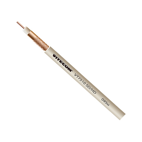 (imagem para) Cabo Coaxial CU/PE D:6,8mm/1,1mm (Especial TDT)- 100m