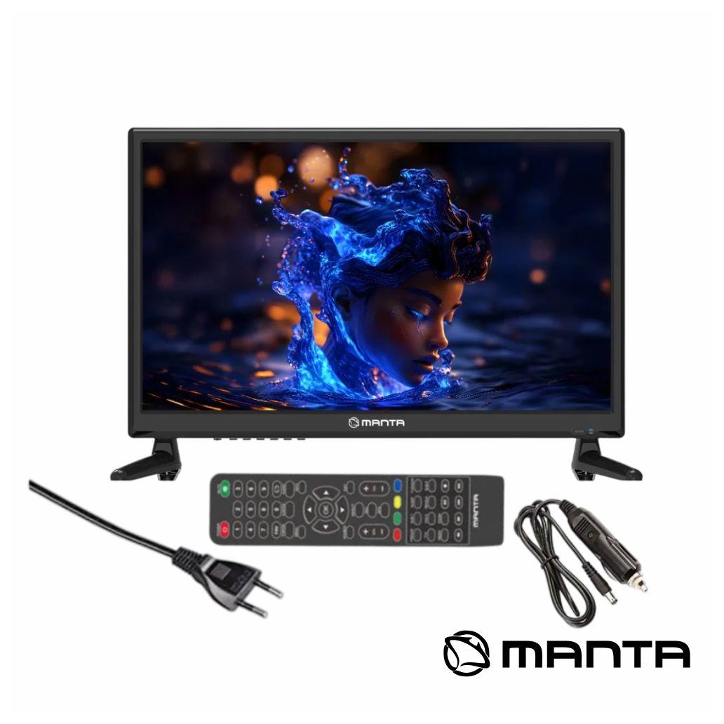 TV LED 19" HD HDMI USB Colunas 2x3W 12V/230V MANTA (imagem para) TV LED 19" HD HDMI USB Colunas 2x3W 12V/230V MANTA