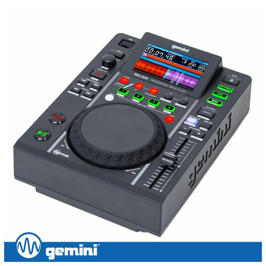 Leitor DJ Profissional C/ LCD e USB GEMINI (imagem para) Leitor DJ Profissional C/ LCD e USB GEMINI