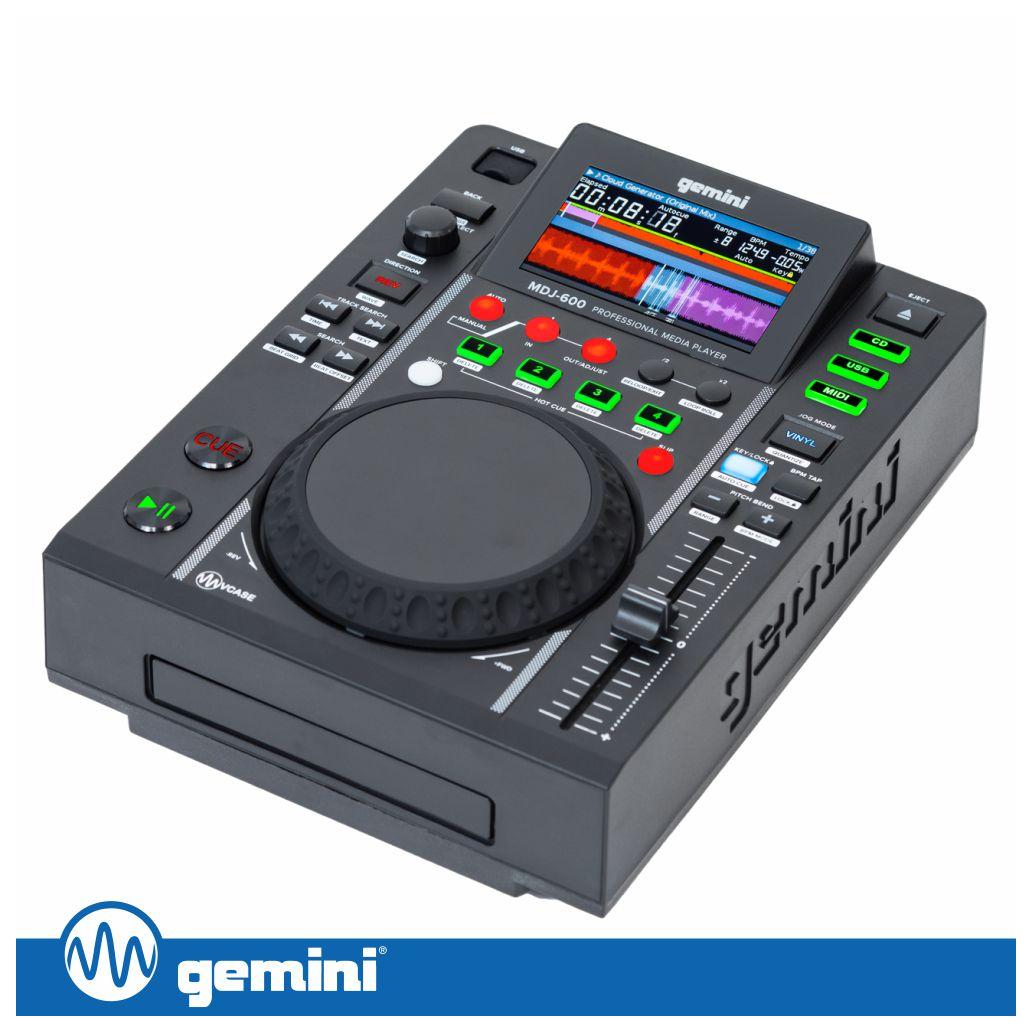 Leitor DJ Profissional C/ LCD USB/CD GEMINI (imagem para) Leitor DJ Profissional C/ LCD USB/CD GEMINI