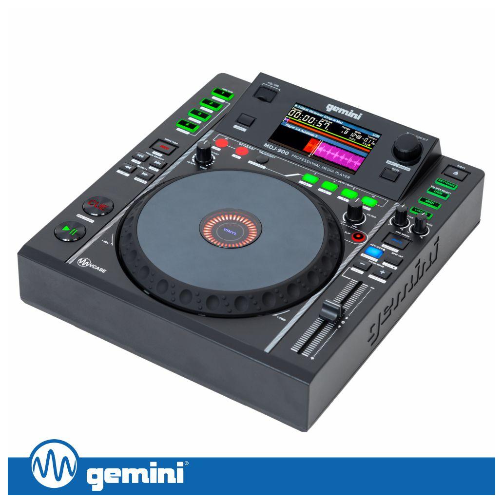 Leitor DJ Profissional C/ LCD USB/RJ45 Link GEMINI (imagem para) Leitor DJ Profissional C/ LCD USB/RJ45 Link GEMINI