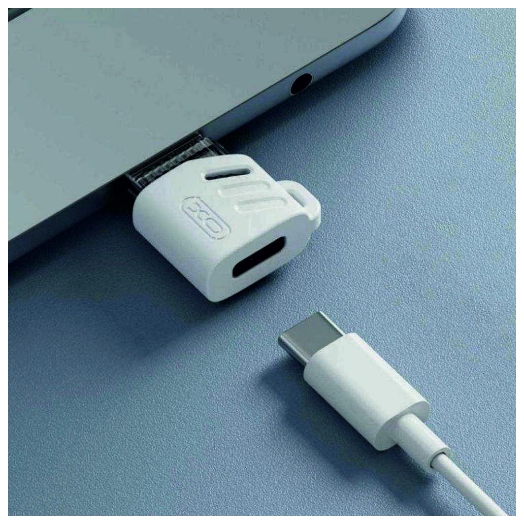 (imagem para) Adaptador USB-C 3.0 Fêmea P/ USB-A Macho Branco XO