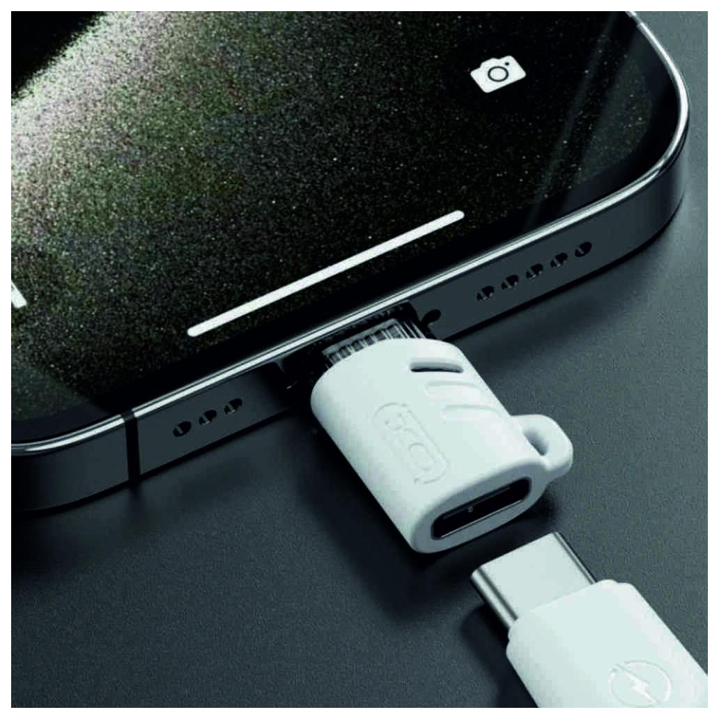 (imagem para) Adaptador USB-C 3.0 Fêmea P/ Lightning Branco XO