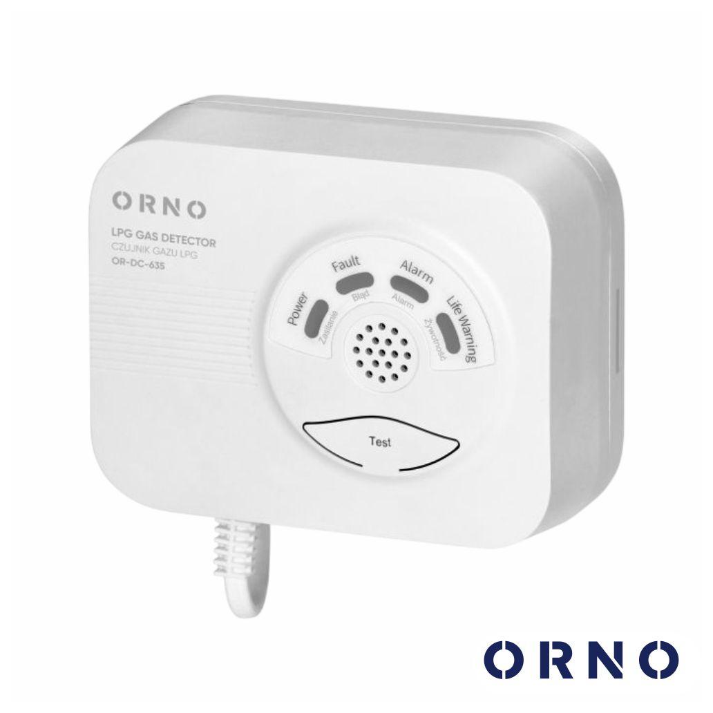 Detetor De Gás GLP 230VAC C/ Alarme ORNO (imagem para) Detetor De Gás GLP 230VAC C/ Alarme ORNO