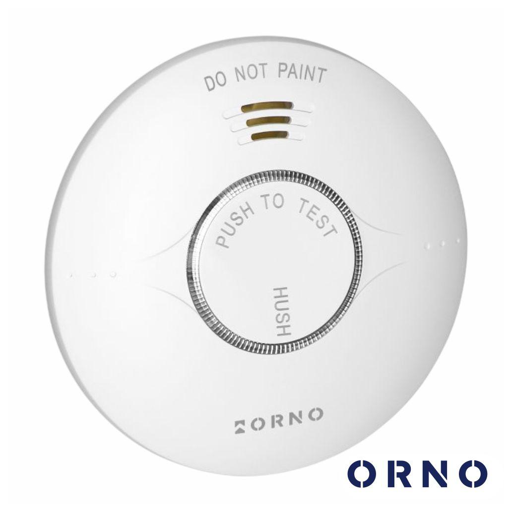 Detetor De Fumo S/ Fios 1xCR123A IP20 ORNO (imagem para) Detetor De Fumo S/ Fios 1xCR123A IP20 ORNO