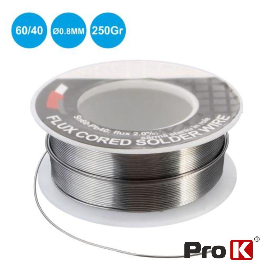 (imagem para) Solda 0.8mm 60/40 250g PROK