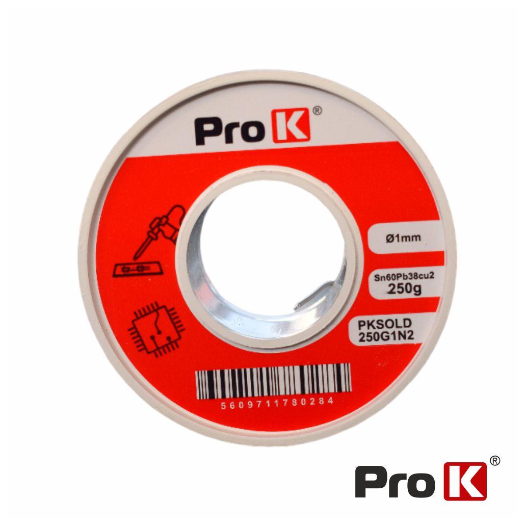 (imagem para) Solda 1mm Sn60Pb38Cu2 250g PROK